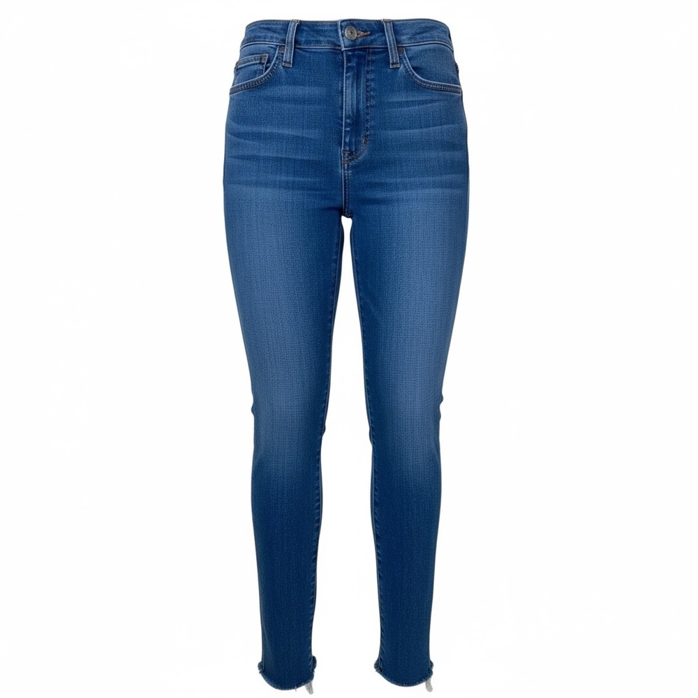 Joe's The Charlie High Rise Skinny Crop Skinny Blue Denim Sz W 27 - Picture 2 of 16